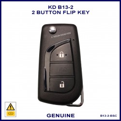 B13-2-BSC 2 button Toyota style writable remote flip key