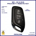 MG HS & EHS push button start ID47 genuine proximity key 434 MHz