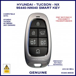 Hyundai Tucson NX 2021 onward genuine 95440-N9040 6 button proximity key