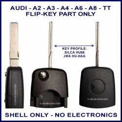 Audi A2 A3 A4 A6 A8 & TT - flip key part only - no electronics