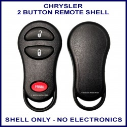 Chrysler 2 button remote case with panic button