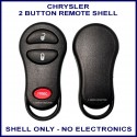 Chrysler 2 button replacement remote case with panic button