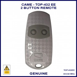 Came TOP-432 EE 2 button grey clonable remote control