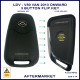 Image shows the back of a genuine LDV V80 flip key on the left and this aftermarket flip key on the right