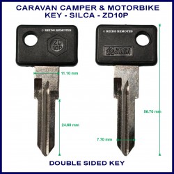 Caravan Camper vans, motorbikes & padlock key Silca ZD10P