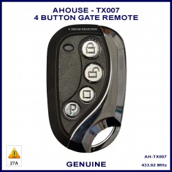AHOUSE TX007 4 button genuine electric gate remote control