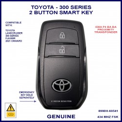Toyota 300 series 2022 on 8990H-60541 2 button smart proximity key