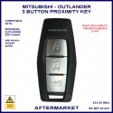 Mitsubishi Outlander 2021-2024 3 button smart proximity remote key
