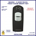 Mazda 3 MPS 2008 - 2011 - 2 button genuine BDY5-67-5RYA twist knob SKE11B-03 proximity remote