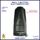 MG 6 OEM 10181327 3 button slot key ID46 chip 434 MHz remote