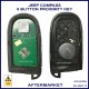 Image of the inside of the aftermarket Jeep Compass 5 button smart proximity key