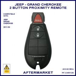 Jeep Grand Cherokee 2 button ID46 chip Proximity Fobik