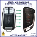 Isuzu D-MAX & MU-X 2 button EMU470102 aftermarket proximity key