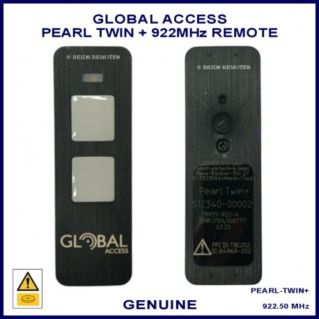 Global Access Sommer Pearl Twin + 922 MHz 2 button remote