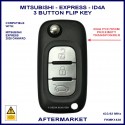 Mitsubishi Express 2020 on 3 button ID-4A HITAG-AES flip key - VA2