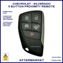 Chevrolet Silverado 2022 onward GM-95712426 5 button proximity key