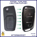 Foton Tunland 2012-2019 aftermarket 2 button remote flip key