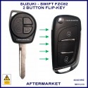 Suzuki Swift FZC82 2011-2017 models T68LO integrated transponder chip flip key