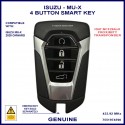 Isuzu MU-X 2020 onward 4 button proximity key ACJ932IK4310E