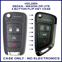 Image shows a genuine key on the left and this aftermarket key shell on the right
