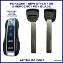 Porsche emergency key blade to fit new style remote fob key