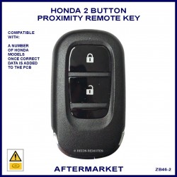 Honda compatible aftermarket 2 button proximity key
