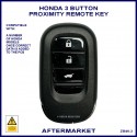 Honda compatible aftermarket 3 button proximity key
