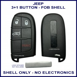 Jeep Grand Cherokee 3 button smart proximity key replacement remote case