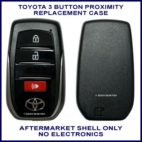 Toyota 300 Series 3 button replacement proximity remote case