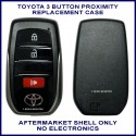 Toyota 300 Series 3 button replacement proximity remote case