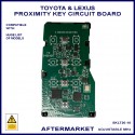 Toyota proximity key circuit board ID8A H-Chip suits many new type PCB references