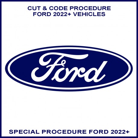 Ford 2022 models onward special key programming