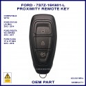 Ford Focus Fiesta & Kuga OEM proximity key 7S7T-15K601-EF