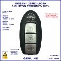Nissan Skyline Japanese import - 3 button 5WK48902 genuine proximity remote