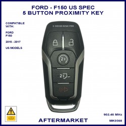 Ford F150 5 button 902 MHz smart proximity remote key