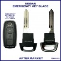 Nissan 2022 onward proximity key - emergency key blade NSN14 profile