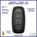 Nissan X-Trail T33 2022 onward replacement 2 button proximity key 5MR0B