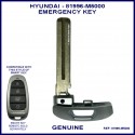 Hyundai 81996-M5000 replacement emergency key blade for smart proximity key