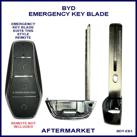 BYD emergency key blade for new style proximity remote