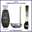 BYD emergency key blade for new style proximity remote