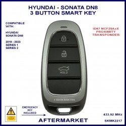 Hyundai Sonata 2019-2023 aftermarket 95440-L1300 3 button proximity key
