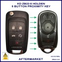 Holden VF Commodore 2013-17 5 button after market proximity key
