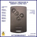 Renault Megane 3 2008 - 2016 4 button keyless start keycard aftermarket