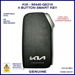 KIA Seltos 2020 on 2 button smart proximity key 95440-Q5210