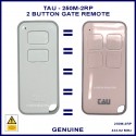 TAU 250M 2RP 2 button white & grey rolling code gate remote control