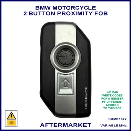 BMW motorcycle 2 button programable smart proximity remote key