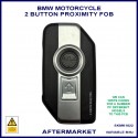 BMW motorcycle 2 button programable smart proximity remote key