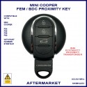 Mini Cooper 2014 - 2018 F54 F55 F56 F57 F60 3 button proximity smart remote