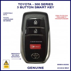 Toyota 300 series 2023 on 8990H-60292 3 button smart proximity key