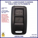 Toyota 70 series Landcruiser Tokai Rika F51TG 89742-37080 genuine 2 button remote control